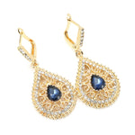 Dubai Gold Dangle Earrings
