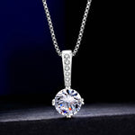 Classy Cubic Zirconia Chain Necklace