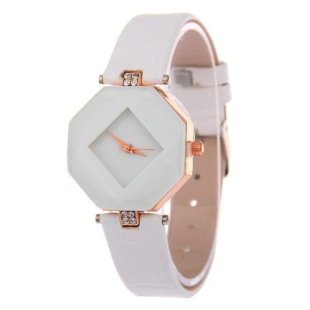 Gem Cut Geometry Jewelry Watch
