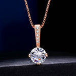 Classy Cubic Zirconia Chain Necklace
