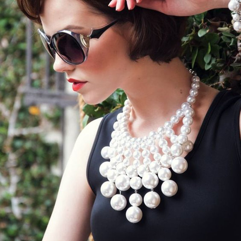 Big Pearl Jewelry Set