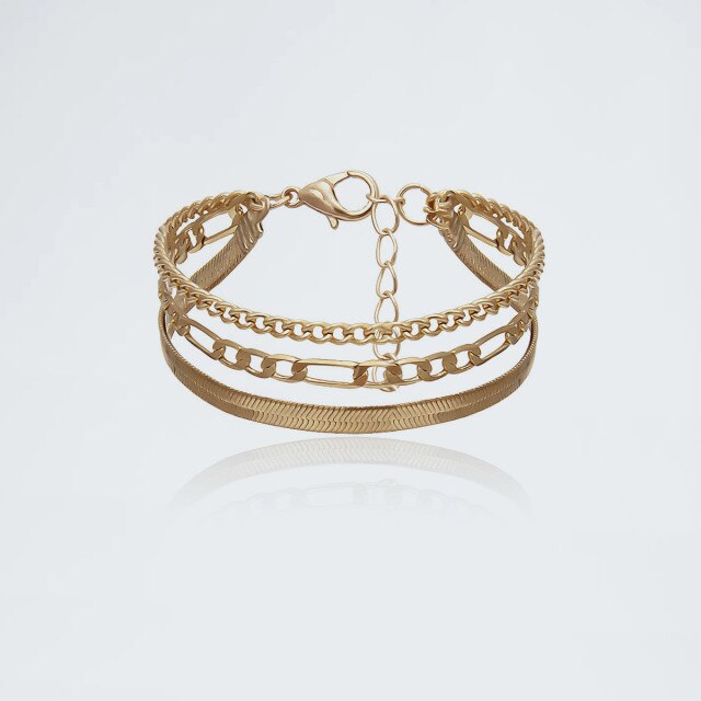 Vintage Gold ZA Chain Bracelet