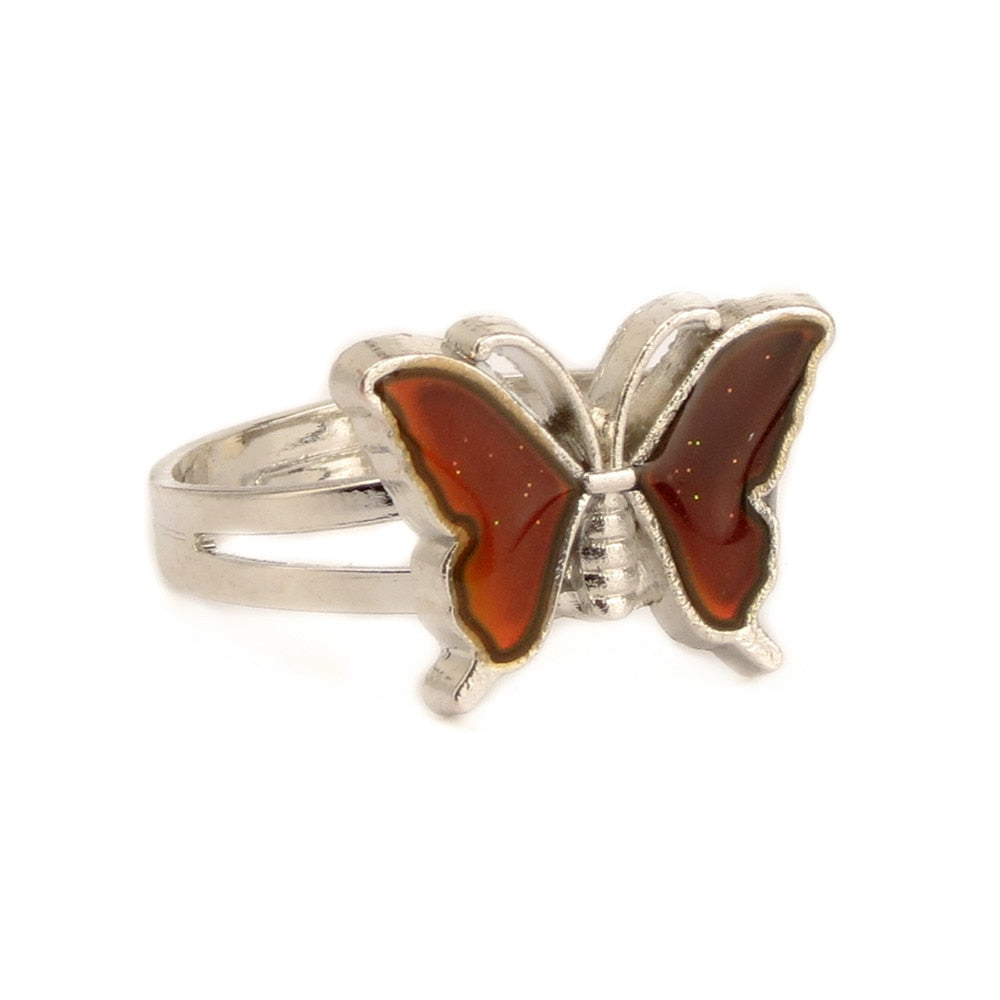 Vintage Butterfly Mood Ring