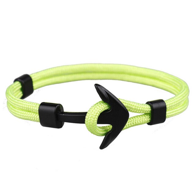 Survival Rope Chain Multilayer Anchor Bracelets