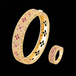 Luxury Full Zirconia Leaves Ring
