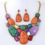 Multicolor Stone Jewelry Sets