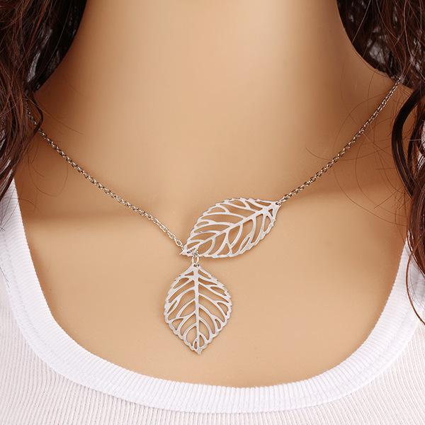 Golden Leaf Jewelry Set