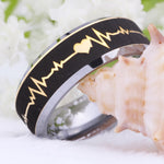 Golden Heartbeat Ring