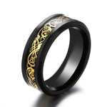 Black 316L Stainless Steel Ring