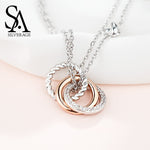 925 Sterling Silver Long Necklace